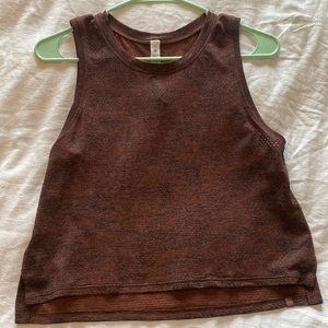 Lululemon Train to Be Mesh Tank Top